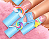 🤍Babyblue Candy Nails