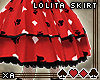 :Play Red Lolita Skirt