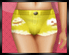 Kids Yellow Ripped Jeans