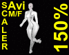 Avi Scaler 150% M/F