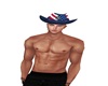 4th of july cowboy hat