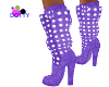 Purple Velvet boots