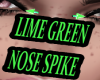 Lime Green Nose Spike F