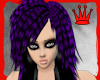 Purple Black Emo Hair