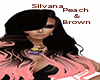 Silvana Peach & Brown
