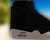 4's Black Sneakers no