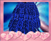 blue fur boots