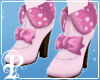 Fawn Boots in Pink&Pink