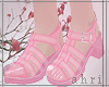 ⓐ Pink Jelly Sandals