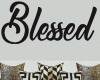 ;BLESSED; WALL ART
