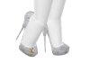 *White Gold LV Heels