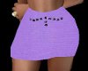 PF purple mini skirt