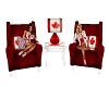 Canada Day Coffee Chairs