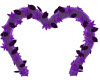 purple flower arch