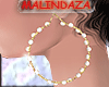 (MD) White pearl earring