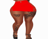 ^F^Red Skirt Mini