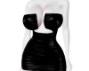 L! SILKY DRESS BLACK
