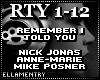 Remember I Told You-Nick