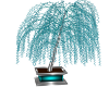 Teal Potted Willow