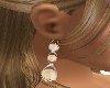 AC*Cream pearl earrings