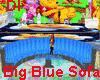 *DI* Big Blue Sofa