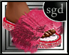 !SGD Fur Pink Slides