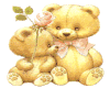 2 Teddy Bears Sticker