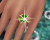 Sparkle Green Ring