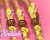 Cutie Banana Nails