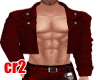 Red Skulls Biker Jacket