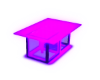 Cube Hearts Table Neon