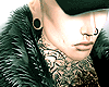Z ~~ Leather jacket BK
