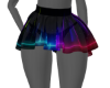 Muse) Neon Flare Skirt