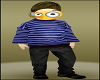 Boy Blue Shirt Jeans Fun Funny Face Expressions Children Kids