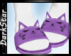 Kitty Slippers ( purple