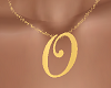 "O" Letter Necklace F