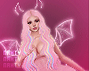 Animated Glow Devil pink