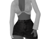 Dark light denim suit