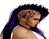 Evil Skull Hair Purple