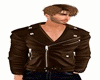 GM Brown Leather Jacket