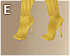 thigh high boots gold