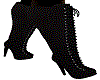 Long blacksilver Boots