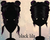 black lila hair