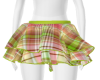 Lime Twin Ruffle Skirt