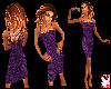 Rouched Amethyst Dress