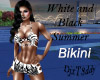 Wht Blk Summer Bikini