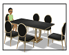 black diner table 6