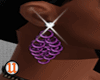 Purple Grapes Earrings