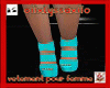 WE! Heels cyan HOT