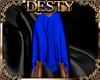 Silk Skirt Blue